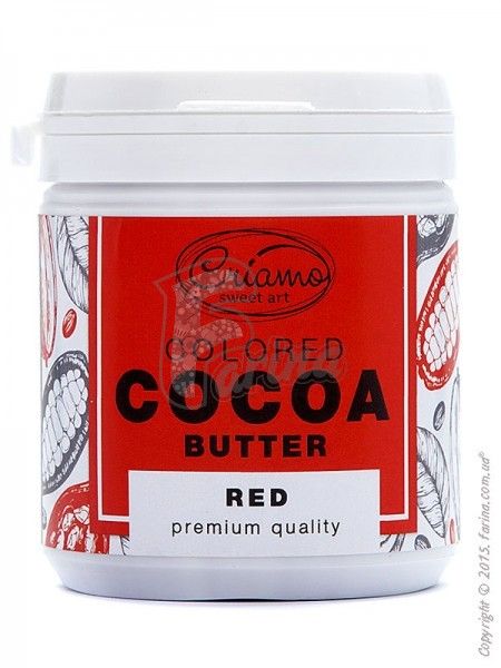 Краситель пищевой для шоколада на основе какао-масла Criamo Красный/Red 160g< фото цена